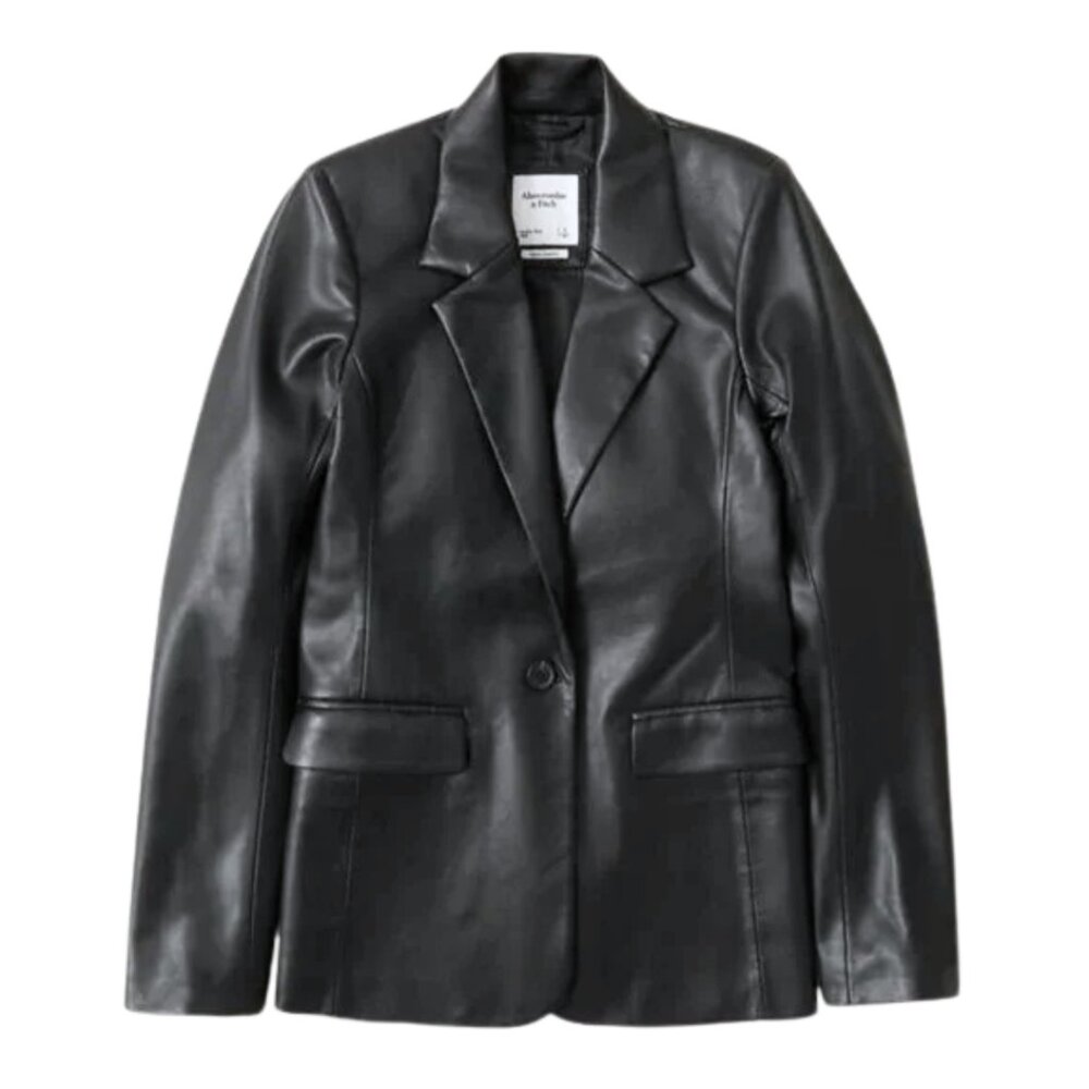 Abercrombie and Fitch Vegan Leather Blazer (XS) NWT